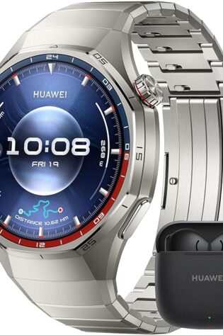 HUAWEI WATCH GT 6 Pro 46mm Titanio GPS Smartwatch