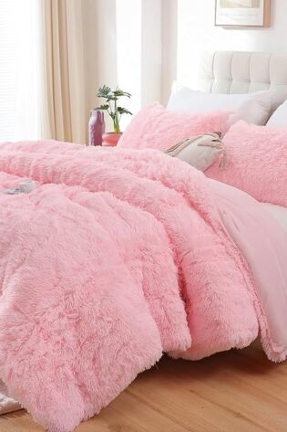 Smoofy Juego de edredón mullido tamaño Queen, j...