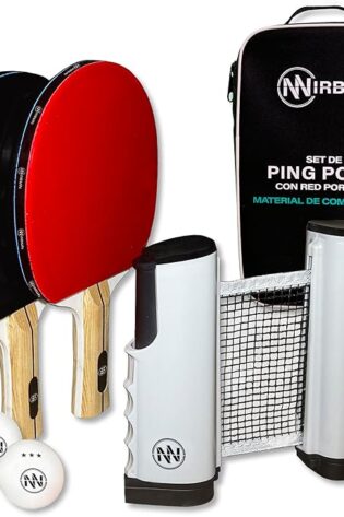 NIRBUN Set Ping Pong Con Red Extensible - Palas Pr
