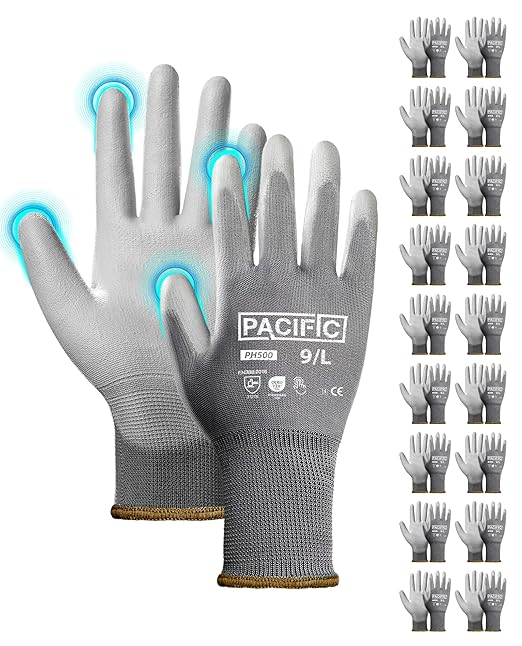 PACIFIC 18 pares de guantes de seguridad con Otros Ofertas Outlet PACIFIC 18 pares de guantes de seguridad con