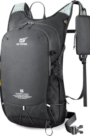 SKYSPER 15L Mochila Pequeña de Senderismo, Mochila