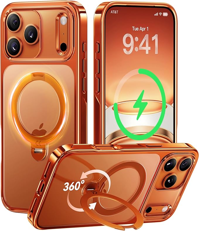 CASEKOO Cosmic Orange – Funda para iPhone 17 Otros Ofertas Outlet CASEKOO Cosmic Orange - Funda para iPhone 17