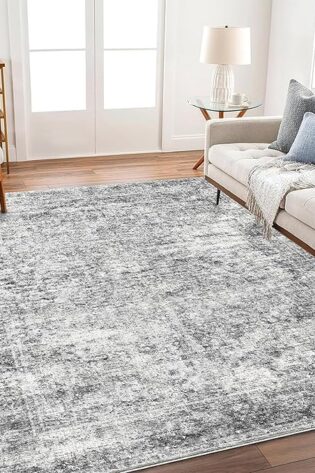 Alfombra lavable de 6 x 9 pies, color