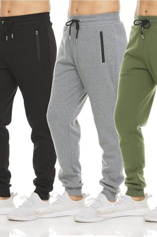 PURE CHAMP - Paquete de 3 pantalones deportivos