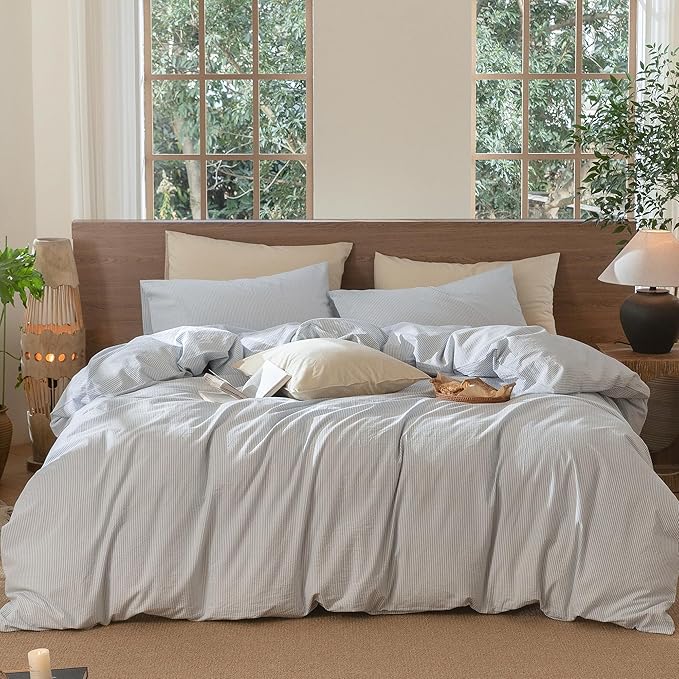 MooMee – Juego de funda de edredón, 100% Otros Ofertas Outlet MooMee - Juego de funda de edredón, 100%