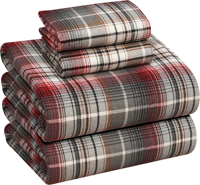 RUVANTI – Sábanas de franela 100% algodón doble Otros Ofertas Outlet RUVANTI - Sábanas de franela 100% algodón doble