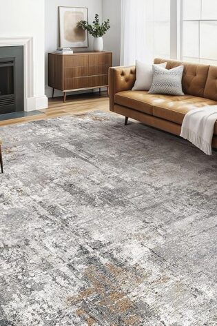 Alfombra lavable de 5 x 7: sala de