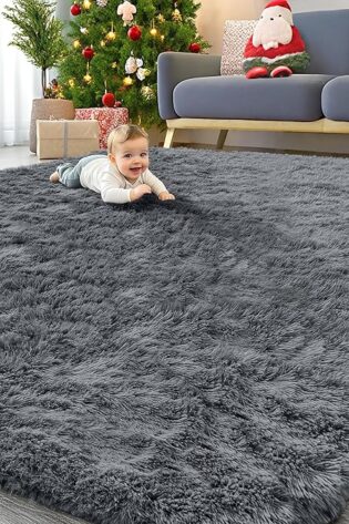 OLANLY Alfombras grandes lavables a máquina de 9