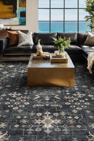 – Alfombra grande para sala, dormitorio, comedo...