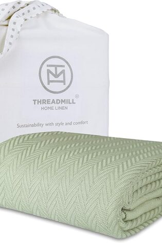 Threadmill - Mantas térmicas de 100% algodón para