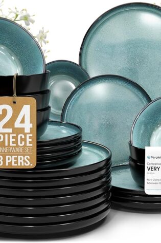 Juego de vajilla de 24 piezas para 8