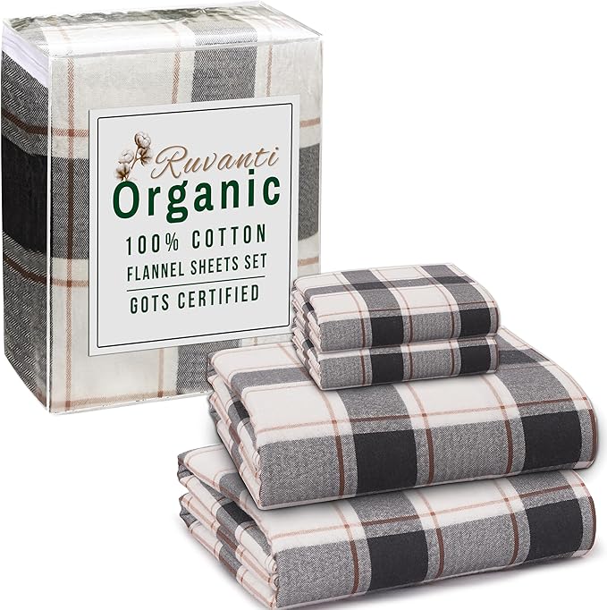 RUVANTI Sábanas de franela tamaño King –... 50.95€