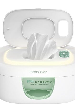 Momcozy Calentador de toallitas para bebé, dise...