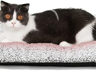 Cama autocalentable para gatos y perros, alfomb...