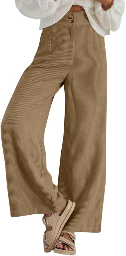 Sidefeel Pantalones de pana para mujer 2025, ca… Otros Ofertas Outlet Sidefeel Pantalones de pana para mujer 2025, ca...
