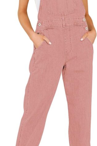 GRAPENT Overol de mezclilla para mujer, ajuste ...