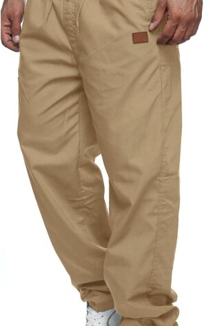 Pantalones deportivos casuales para hombre, aju...