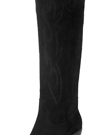 iiimmu - Botas vaqueras para mujer, altas, hasta