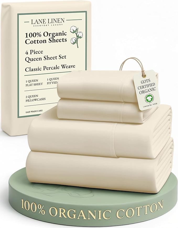 LANE LINEN Juego de sábanas de 100% algodón Otros Ofertas Outlet LANE LINEN Juego de sábanas de 100% algodón