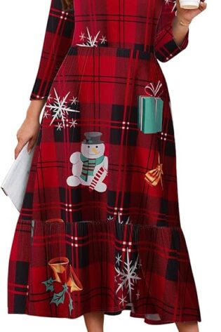 LARACE Vestidos de manga 3/4 para mujer, talla