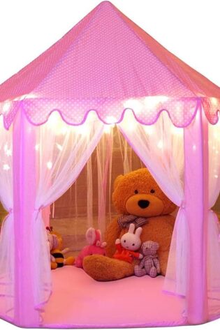 Monobeach Tienda de campaña de princesa para ni...