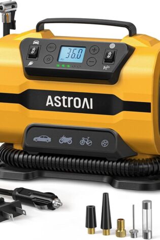 AstroAI - Compresor aire portátil, inflar neumá...