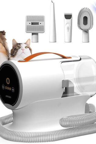 AIRROBO Kit de aspiradora de aseo para perros,