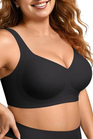 OEAK Brasier de gelatina sin varillas para mujer,