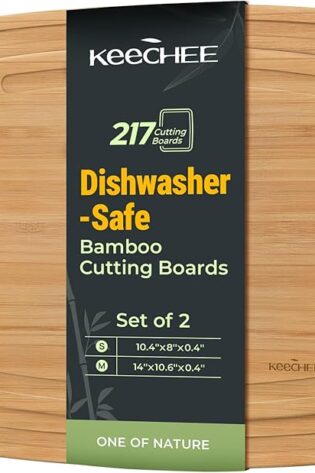 Tablas de cortar de bambú aptas para lavavajillas,