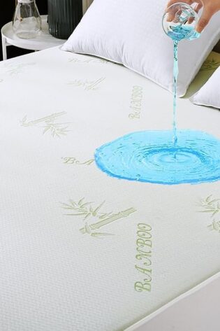 Protector de colchón King 100% impermeable de alta