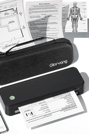 Impresora portátil sin tinta para viajes, impre...