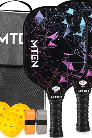 Pickleball Paddles, USAPA Approved Fiberglass S...