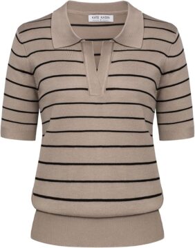 Kate Kasin Suéter tipo polo de… -31%