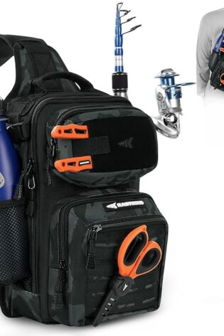 KastKing BlowBak - Bolsa táctica para aparejos de