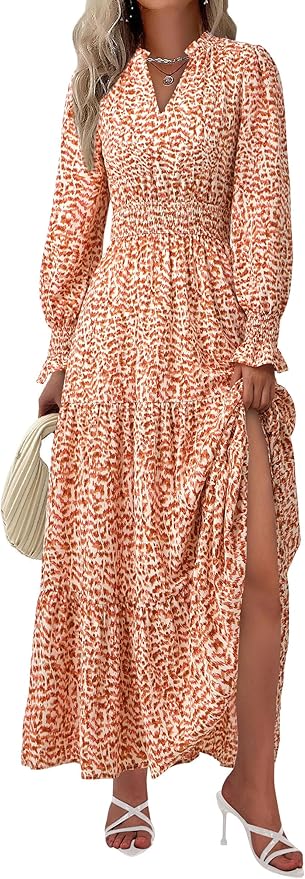 PRETTYGARDEN Vestido largo floral para mujer, 2… Otros Ofertas Outlet PRETTYGARDEN Vestido largo floral para mujer, 2...