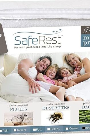 Protector de colchón impermeable hipoalergénico...