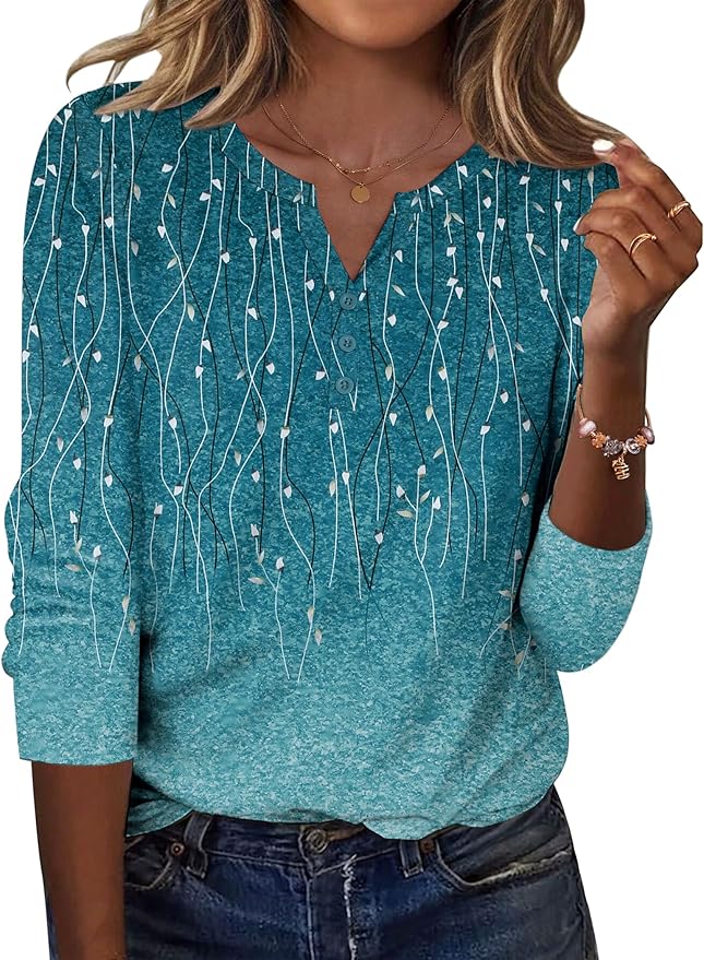 Zeagoo Camisas de manga larga para mujer, estilo Otros Ofertas Outlet Zeagoo Camisas de manga larga para mujer, estilo