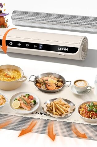 Alfombrilla extragrande para calentar alimentos...