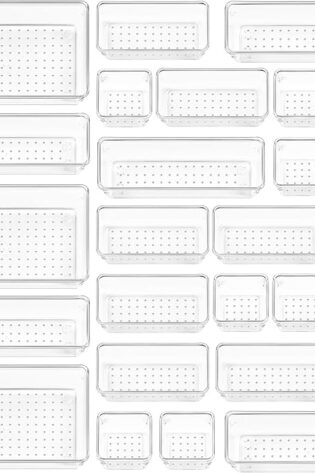 Vtopmart Juego de 25 organizadores de cajones de