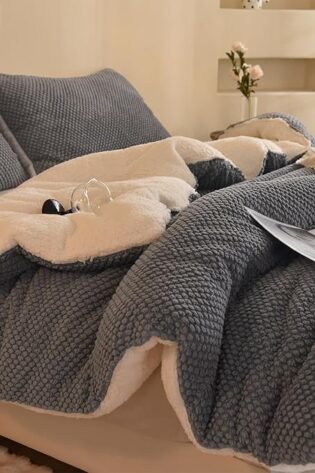 Juego de edredón con diseño jacquard 3D, 3