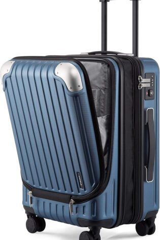 LEVEL8 Equipaje Grace, Azul, Casual y de negocios