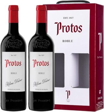 <h1>¡Descubre el Sabor de la Excelencia con Protos Roble, Tempranillo, Estuche Vino Tinto, Ribera del Duero, 2 botellas 75cl, El embalaje puede variar!</h1>