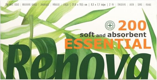 ¿Estás Gastando Demasiado en Pañuelos Faciales de Bajo Coste? Descubre la Solución Definitiva con Renova Pañuelos Faciales Plenitude | 200 Pañuelos por solo 1.86€