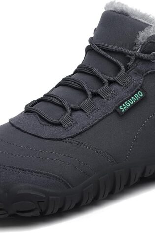 SAGUARO Barefoot Botas Invierno Cálido Botines Nieve pour Hombre Mujer Gr.36-48