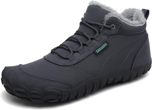 Descubre el secreto para mantener tus pies calientes y cálidos en invierno con SAGUARO Barefoot Botas Invierno Cálido Botines Nieve pour Hombre Mujer Gr.36-48