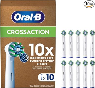 Por qué los Cabezales Oral-B Pro CrossAction Son la Mejor Opción para Una Limpieza Profunda y Duradera por solo 25.49€