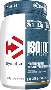 Dymatize ISO 100 Hydrolyzed Cookies & Cream 932g - Hidrolizado de Proteína de