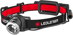Ledlenser H8R Linterna frontal recargable LED, Batería 18650 600 Lumens