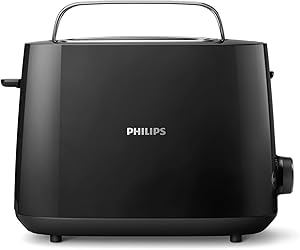 Philips Daily Collection Tostadora, 2 Ranuras, 8 Opciones Ajustes, Rejilla