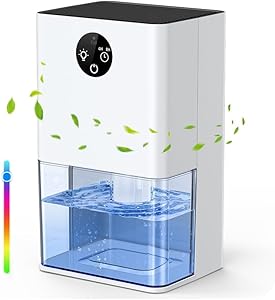 Deshumidificador 1800ML, Deshumidificadores de Humedad Silencioso Eléctrico